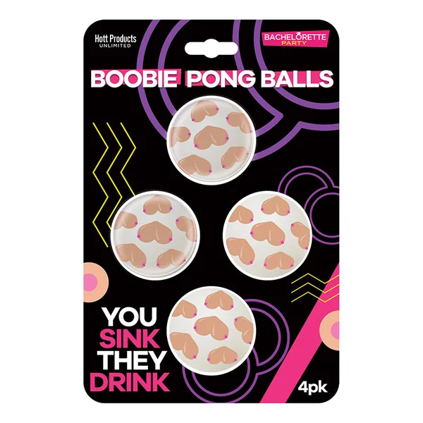 Hott Products Boobie Beer Pong Adult Party Game