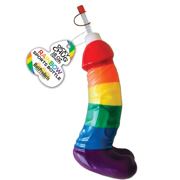 Hott Products – Rainbow Dicky Chug Sports Bottle