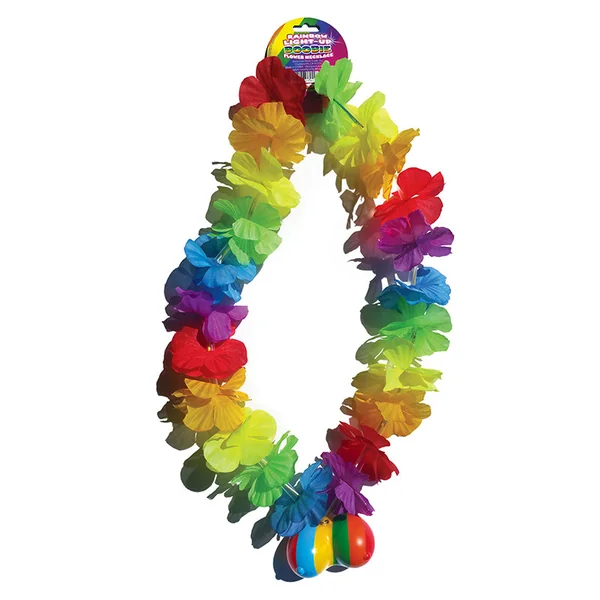 Hott Products – Rainbow Light Up Lei Boobs