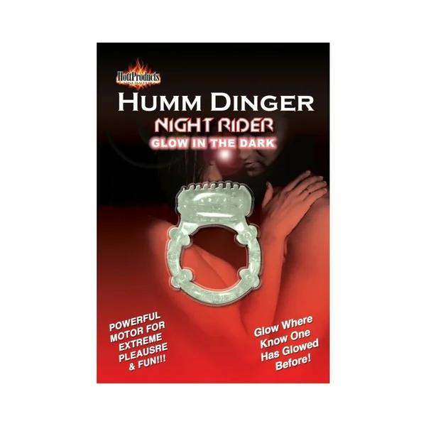 Humm Dinger Dual Vibrating Cockring (Glow)