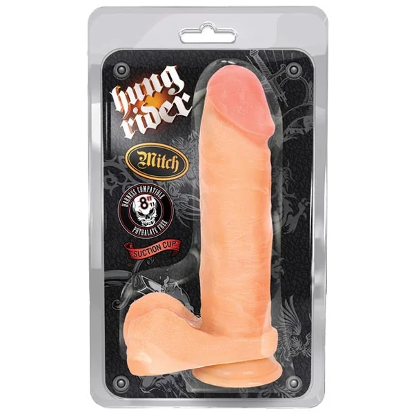 Hung Rider Mitch 8" Dildo w/suction Cup
