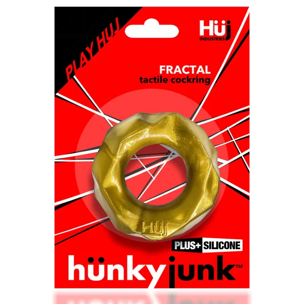 Hunkyjunk FRACTAL Tactile Bigger Bone Cockring BRONZE