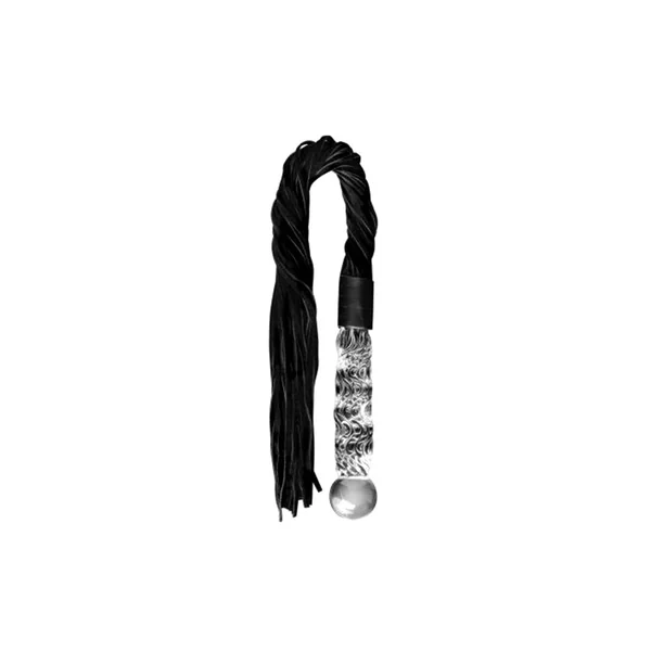 Icicles Glass Dildo Handle Flogger