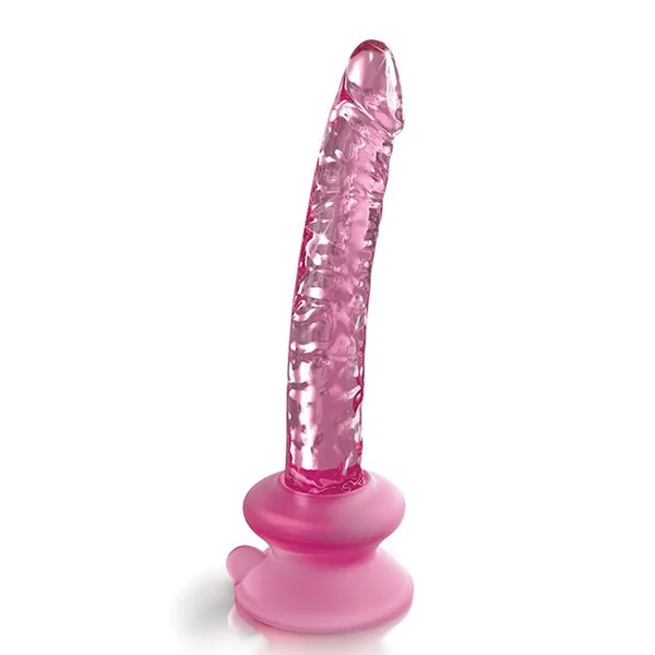 Icicles No. 86 Hand Blown Glass Dildo w/suction Cup