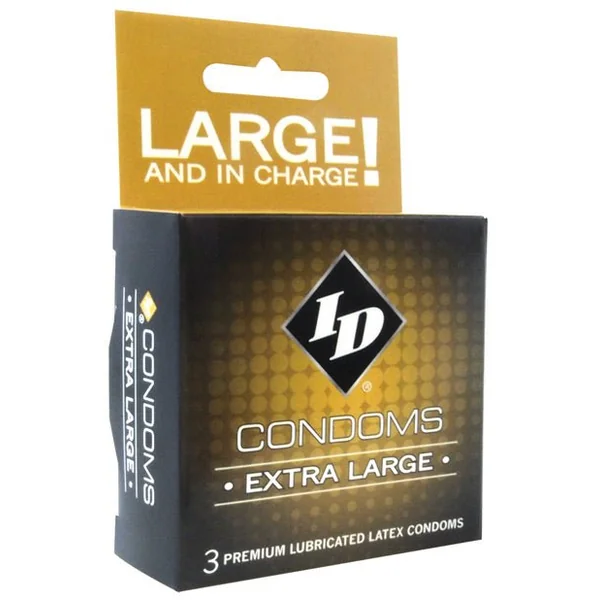ID 3-Pack Extra Large Condoms