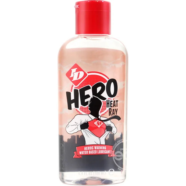 ID HERO Heat Ray Water Based Warming Lubricant 4.4oz