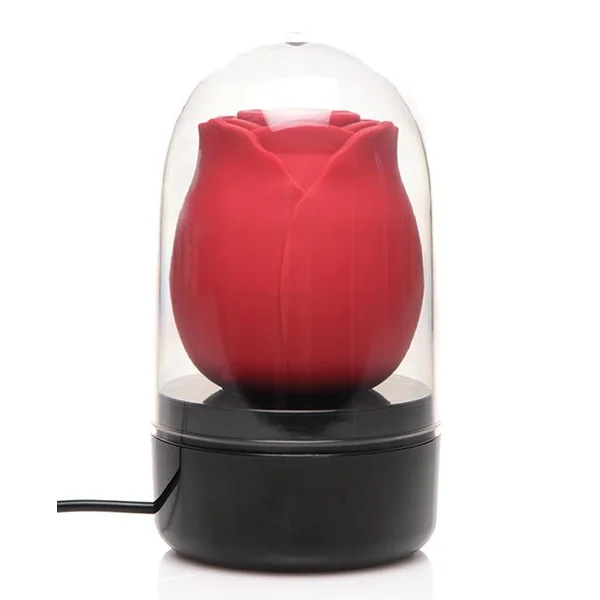Inmi Bloomgasm Enchanted Rose 10X Clitoral Stimulator w/Case - Red