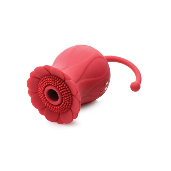 Inmi Bloomgasm Royalty Rose 10X Suction & Clit Stimulator - Red