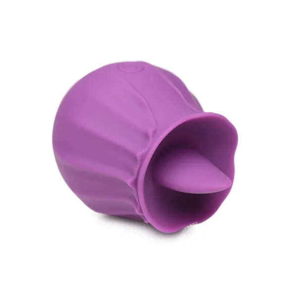 Inmi Bloomgasm Wild Violet Rechargeable Silicone 10X Licking Stimulator