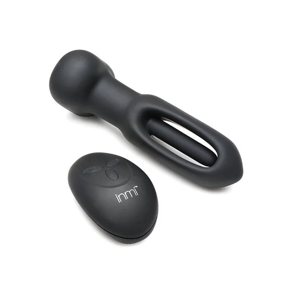Inmi Bum Flick Flicking & Vibrating Silicone Butt Plug with Remote