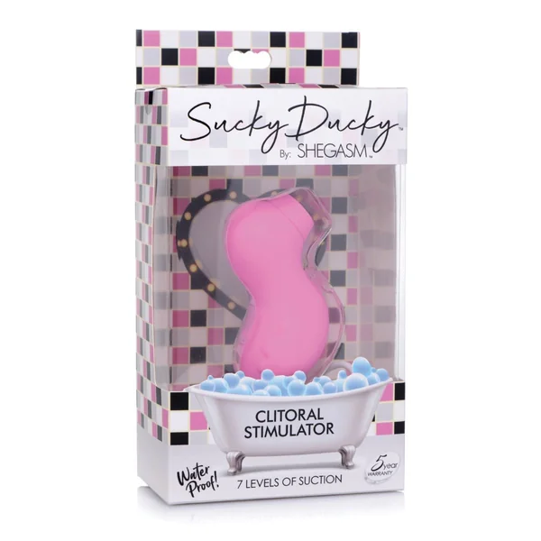 Inmi Shegasm Sucky Ducky Silicone Clitoral Stimulator - Pink