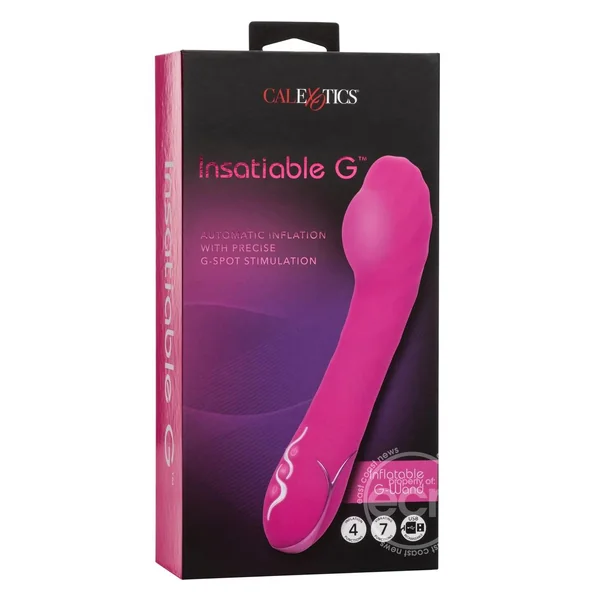 Insatiable G Inflatable G-Wand Silicone Rechargeable Vibrator