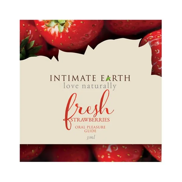 Intimate Earth Lubricant Foil - 3 Ml Fresh Strawberries