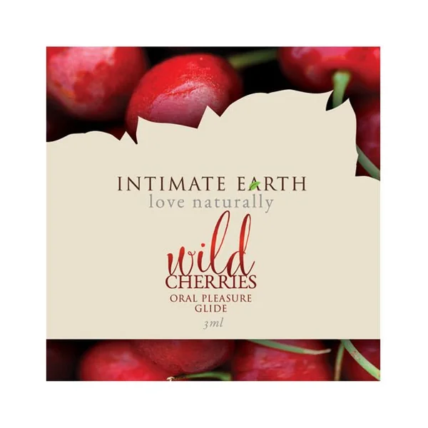 Intimate Earth Lubricant Foil - 3 Ml Wild Cherries