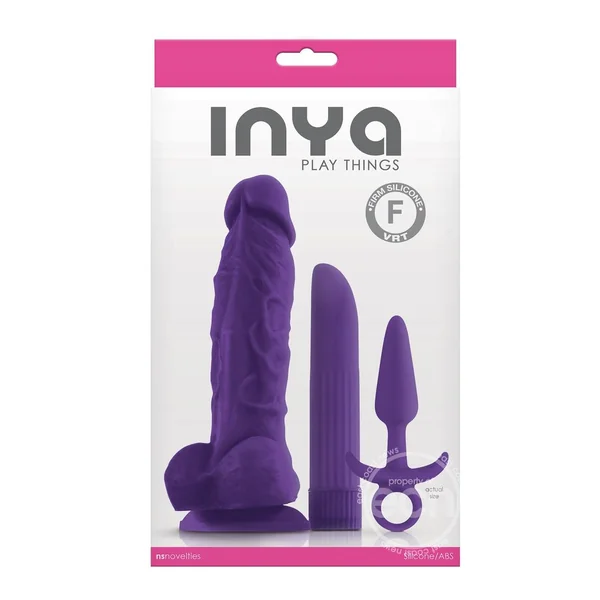 Inya Play Things Kit (Set of 3) - Purple