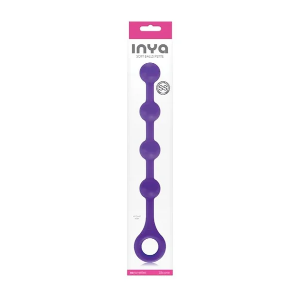 Inya Soft Balls Petite Anal Beads - Purple