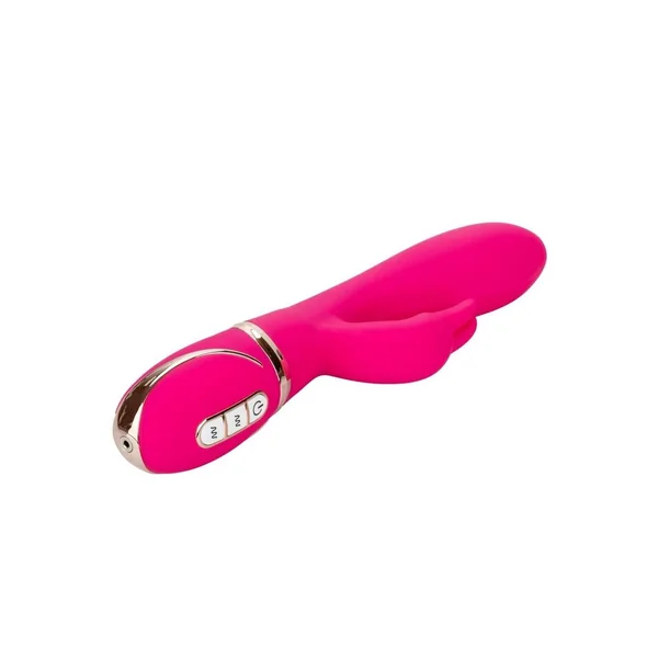 Jack Rabbit Signature Silicone Ultra Soft Rabbit Vibrator Multi Function USB Rechargeable Waterproof Pink