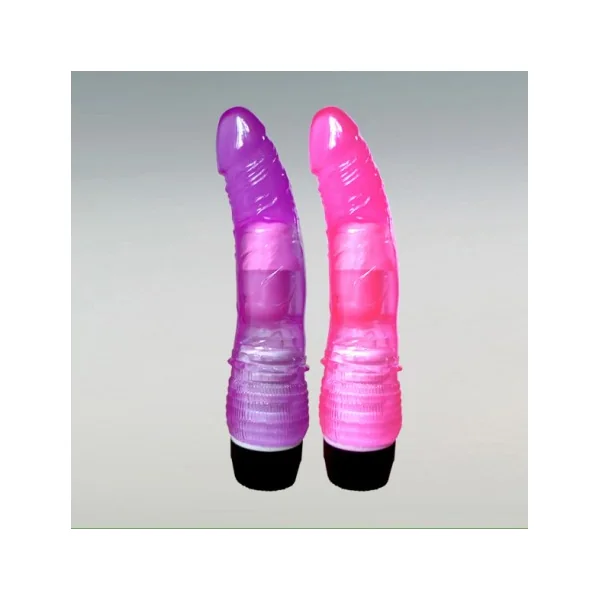 jelly dildo pink clitoral stimulator vibrators(Toy for woman)