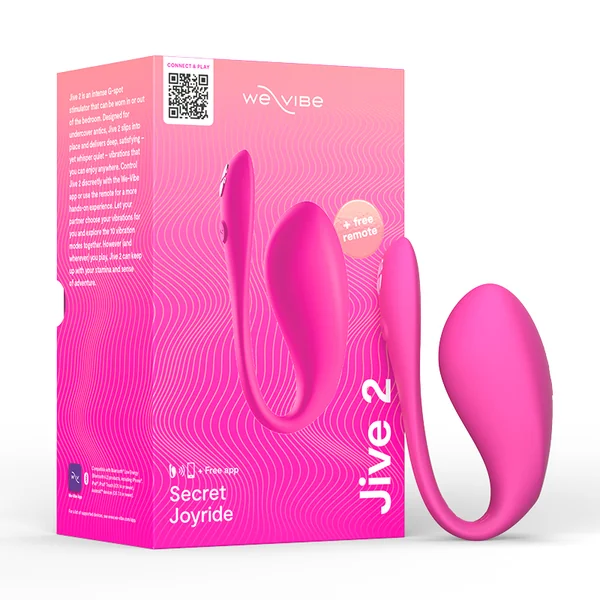 Jive 2 Wearable G-Spot Vibrator by We-Vibe – Remote & App-Controlled Dual Stimulation