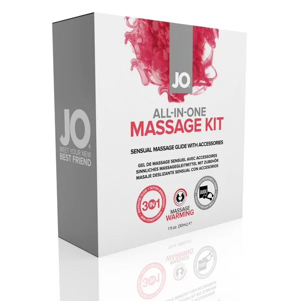 JO All-In-One Massage Glide Kit Warming Gift Set 30 ml