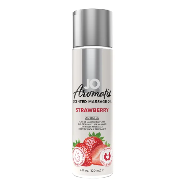 JO Aromatix Strawberry Massage Oil 4oz