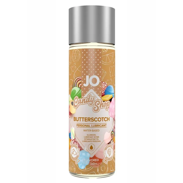 JO Candy Shop Butterscotch Flavored Water-Based Lubricant 2 oz.