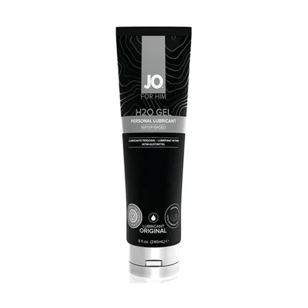 Jo For Him H2O Gel Original Water-Based Personal Lubricant Lube 8oz