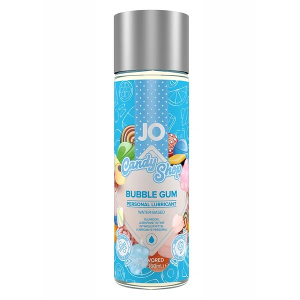 JO H2O Candy Shop Water Based Flavored Lubricant Bubble Gum 2oz