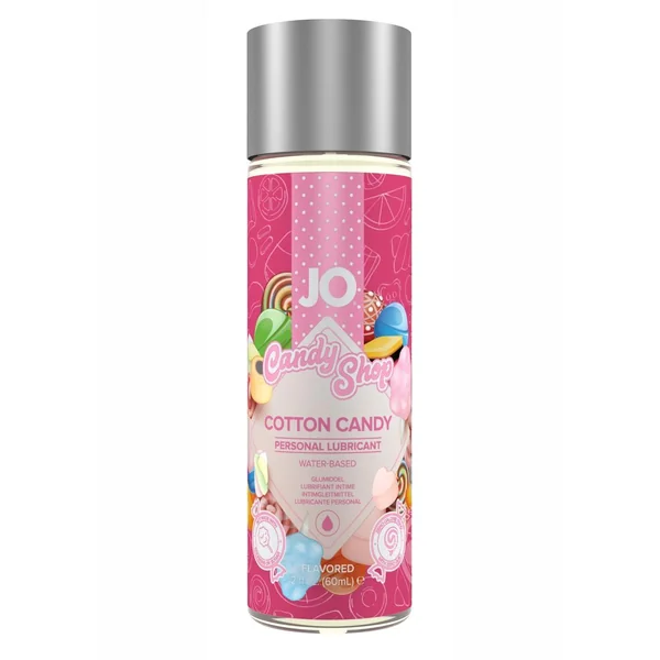 JO H2O Candy Shop Water Based Flavored Lubricant Cotton Candy 2oz