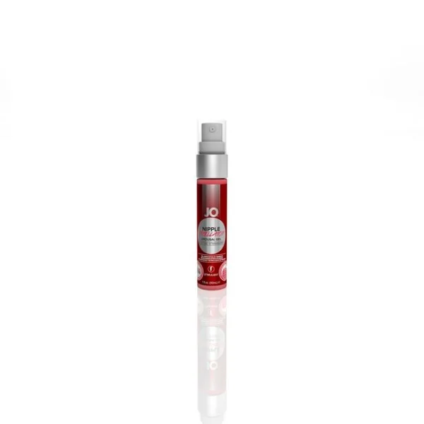 JO Nipple Titillator Electric Strawberry Flavored Nipple Stimulant