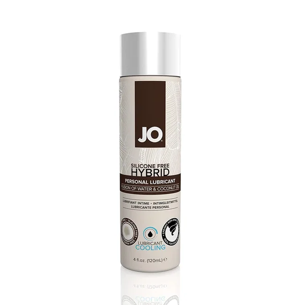 JO Silicone Free Hybrid – Cooling – Lubricant 4 floz / 120 mL