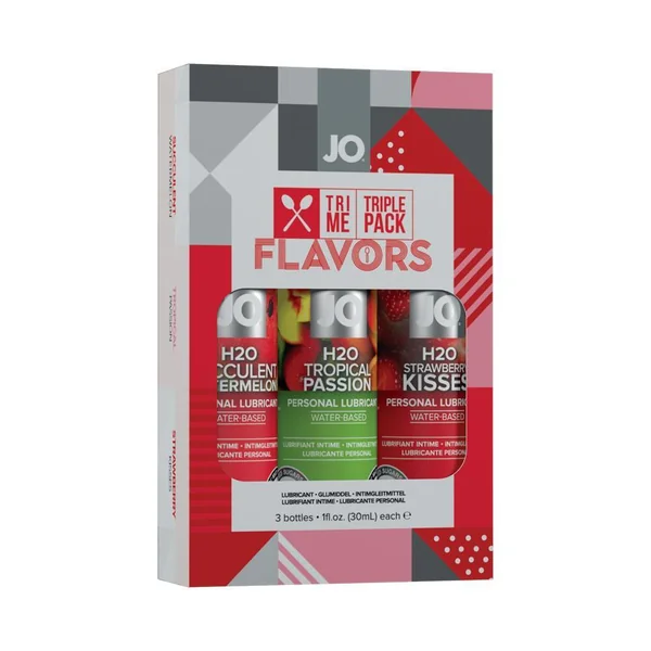 JO Tri-Me Triple Packs - Flavors (3) 1 oz Bottles