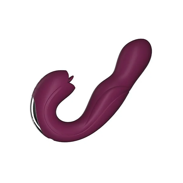Joi Rotating Head G-Spot Vibrator & Clit Licker - Purple