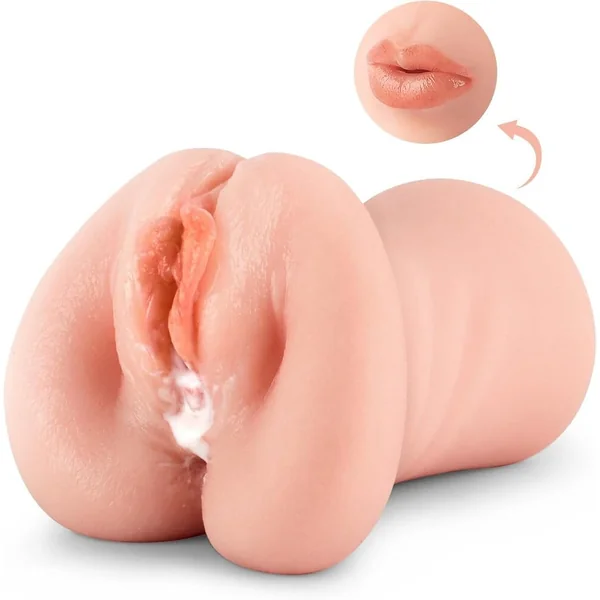 Junko Realistic Pocket Pussy - 3-in-1 Male Masturbator