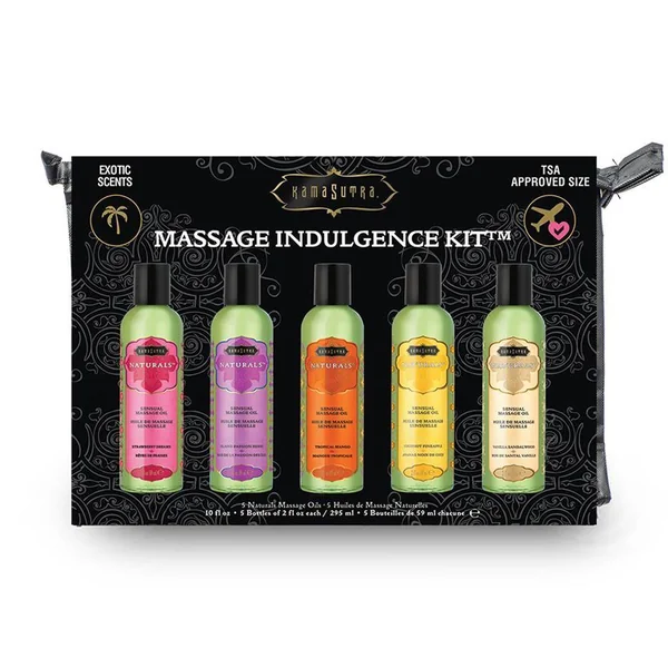 Kama Sutra Massage Indulgence Kit (5 Bottles)