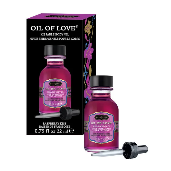 Kama Sutra Oil of Love – Raspberry Kiss Foreplay Oil