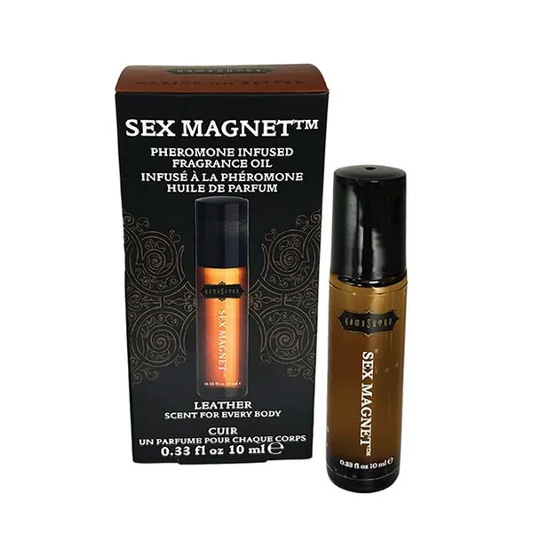 Kama Sutra Sex Magnet Pheromone Roll On Oil - Leather