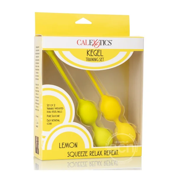 Kegel Training Set Lemon Silicone