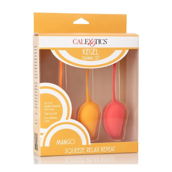 Kegel Training Set Mango Silicone
