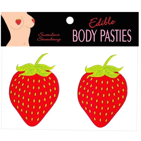 Kheper Games Edible Nipple Pasties Strawberry