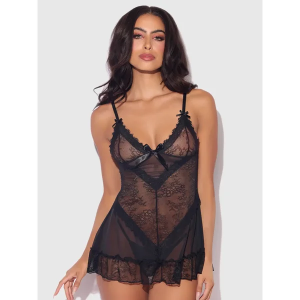 Kiki Lace Babydoll & G-String Set