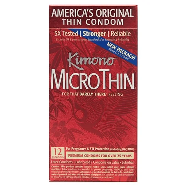 Kimono Microthin 12Pk