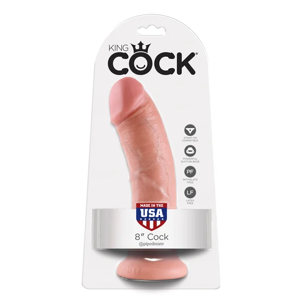King Cock 8″ Cock Beige