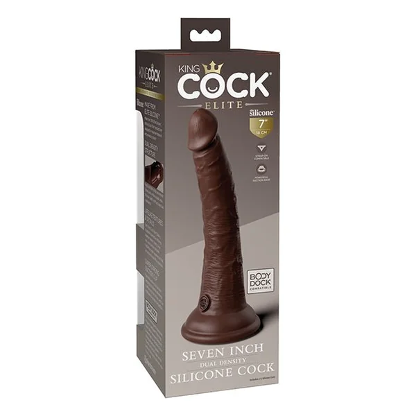 King Cock Elite 7" Dual Density Silicone Cock