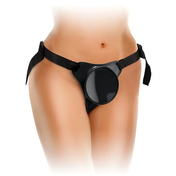 King Cock Elite Beginner's Body Dock Strap On Harness - Black