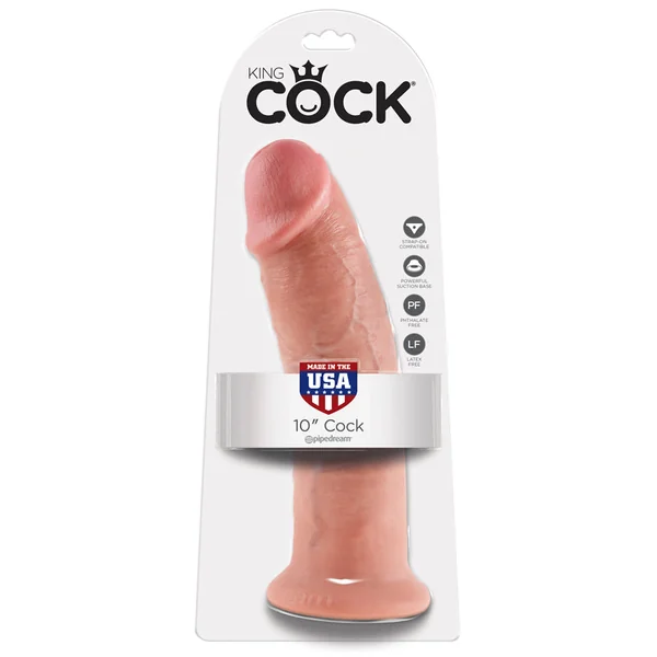 King Cock Realistic Dildo – Ultimate Lifelike Pleasure – Beige