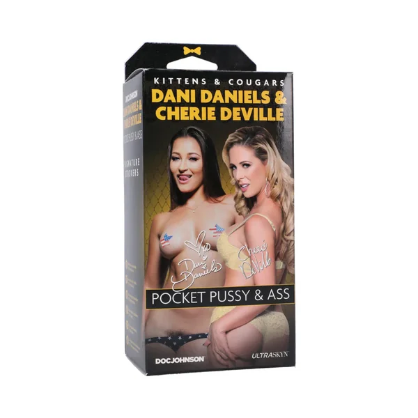 Kittens & Cougars Dani Daniels Pussy & Cherie DeVille Ass Realistic Stroker Set
