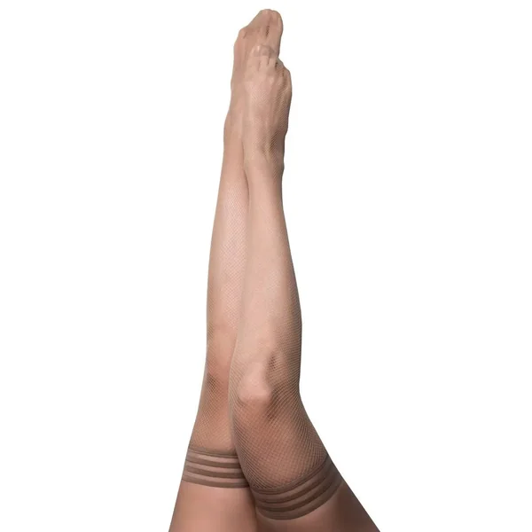 Kix'ies Samantha Barely There Fishnet Thigh Highs