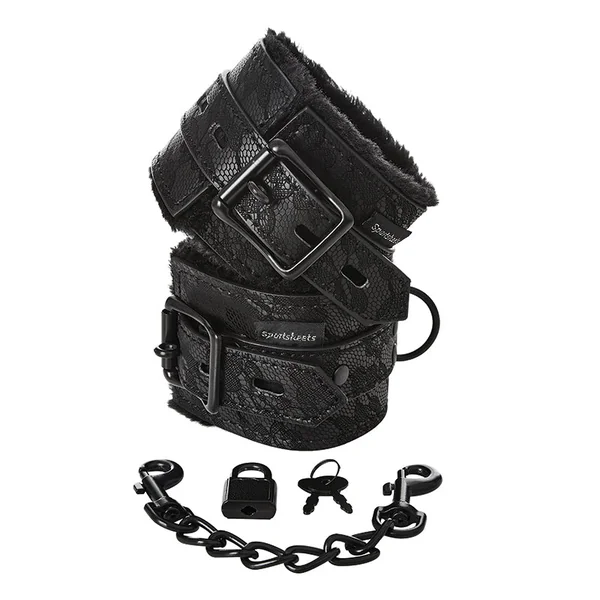 Lace Fur Lined Handcuffs