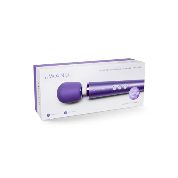 Le Wand Petite Rechargeable Silicone Vibrating Massager - Violet